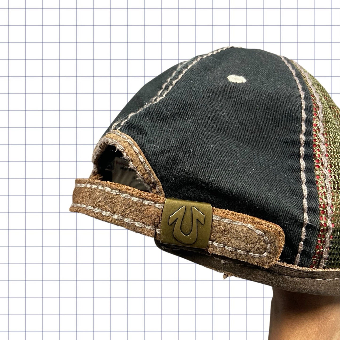 Distressed True Religion 00s Cap