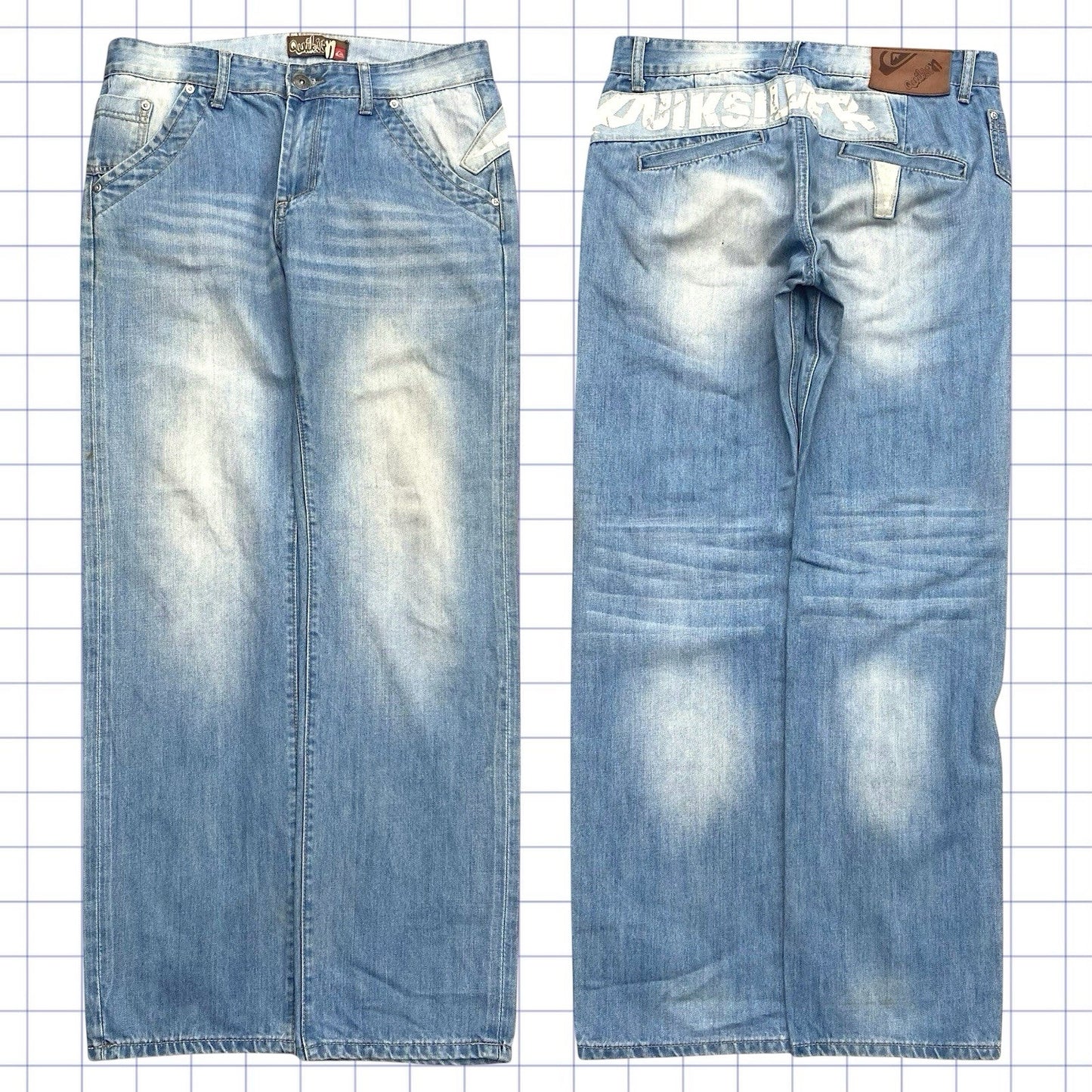 ヴィンテージ クイックシルバー ジーンズ - 33W