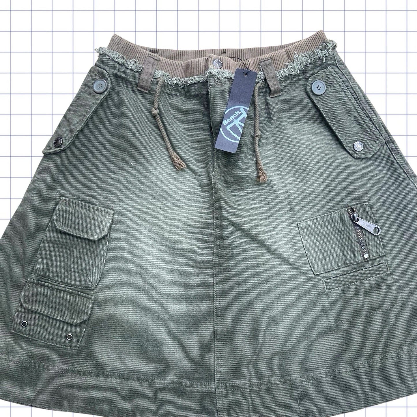 Y2K Style Bench Skirt - S