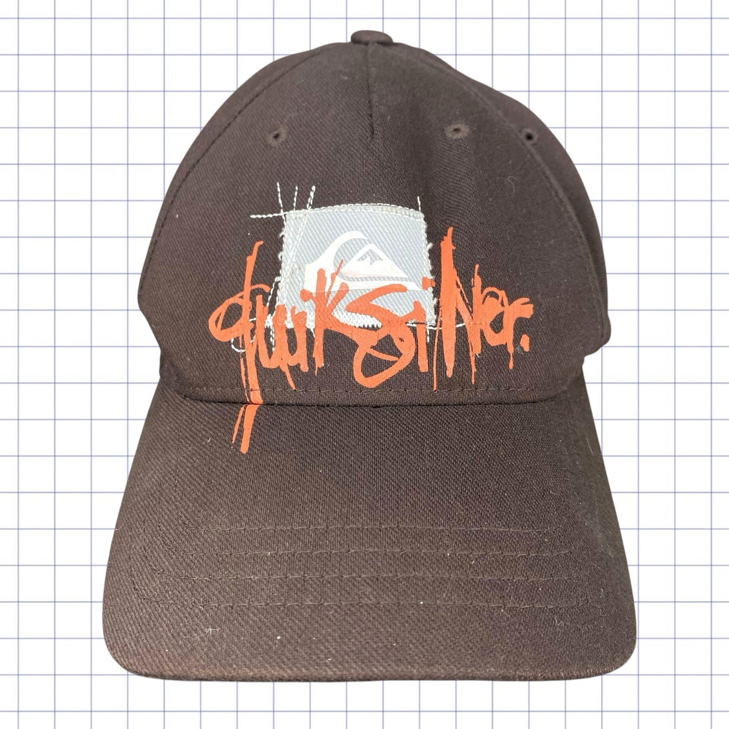 Quicksilver Logo & Spellout Flex Fit Cap