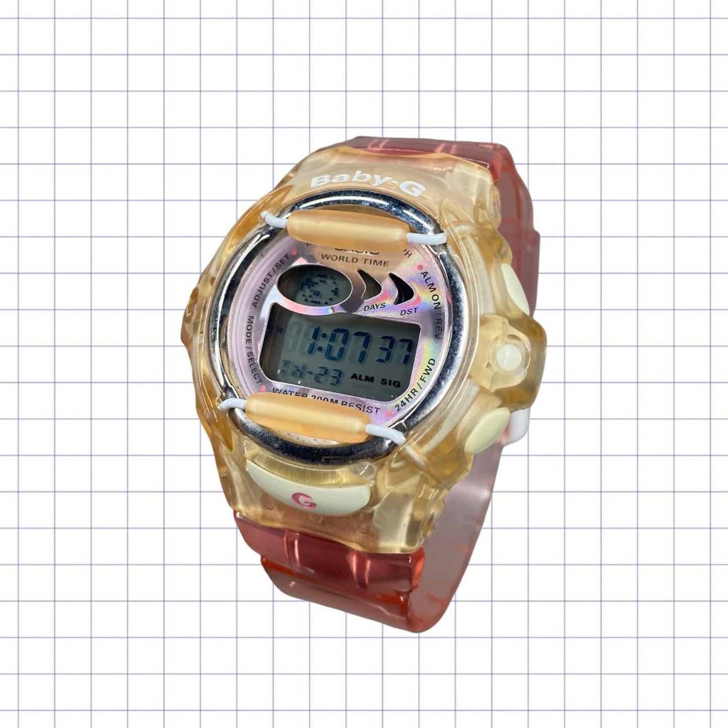 Boxed Casio baby G watch Translucent BG-169A