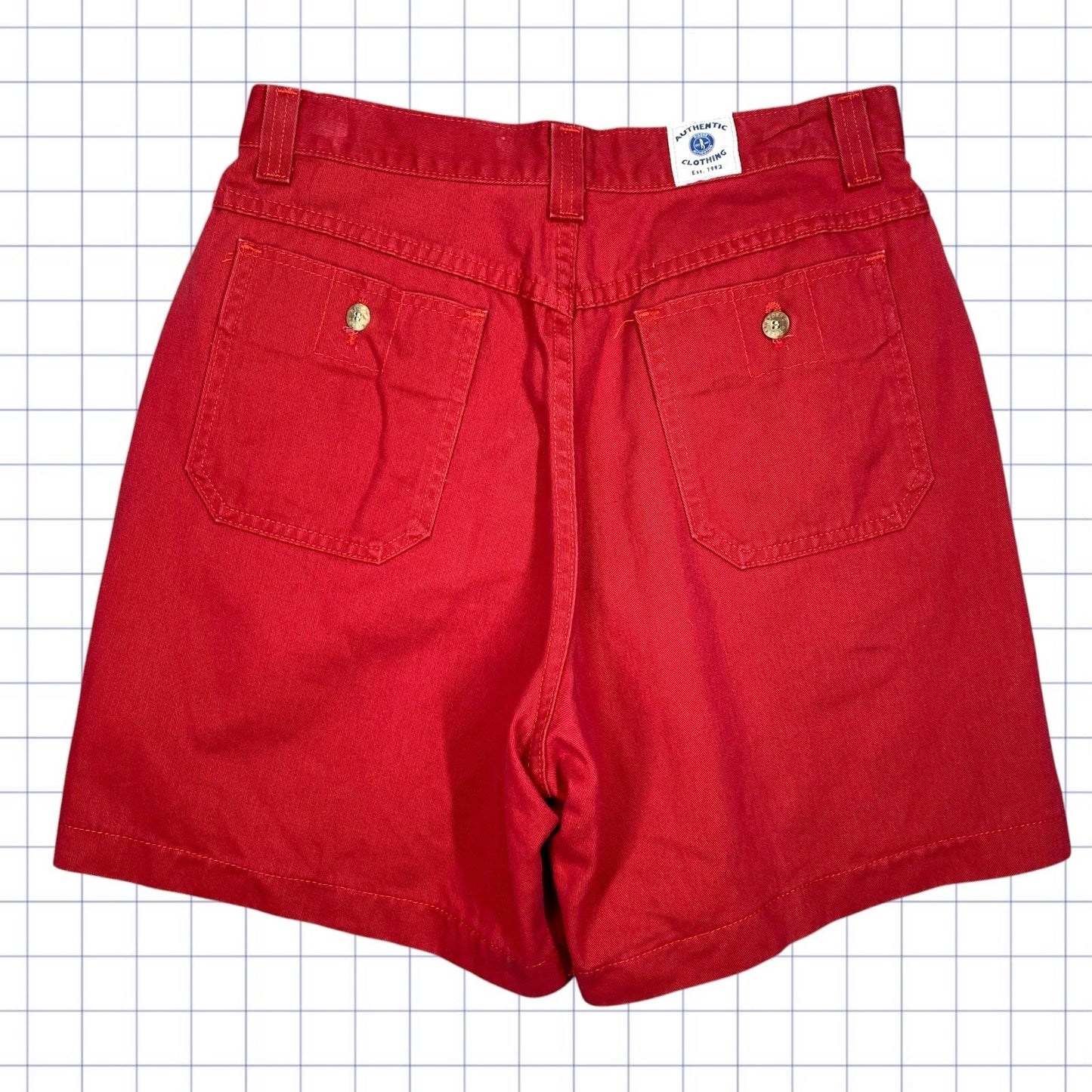 Vintage Button Pocket Shorts - 30W