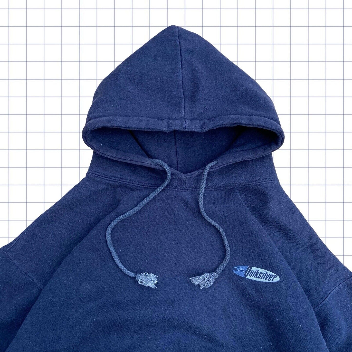 Y2K Quiksilver Spellout Hoodie - M