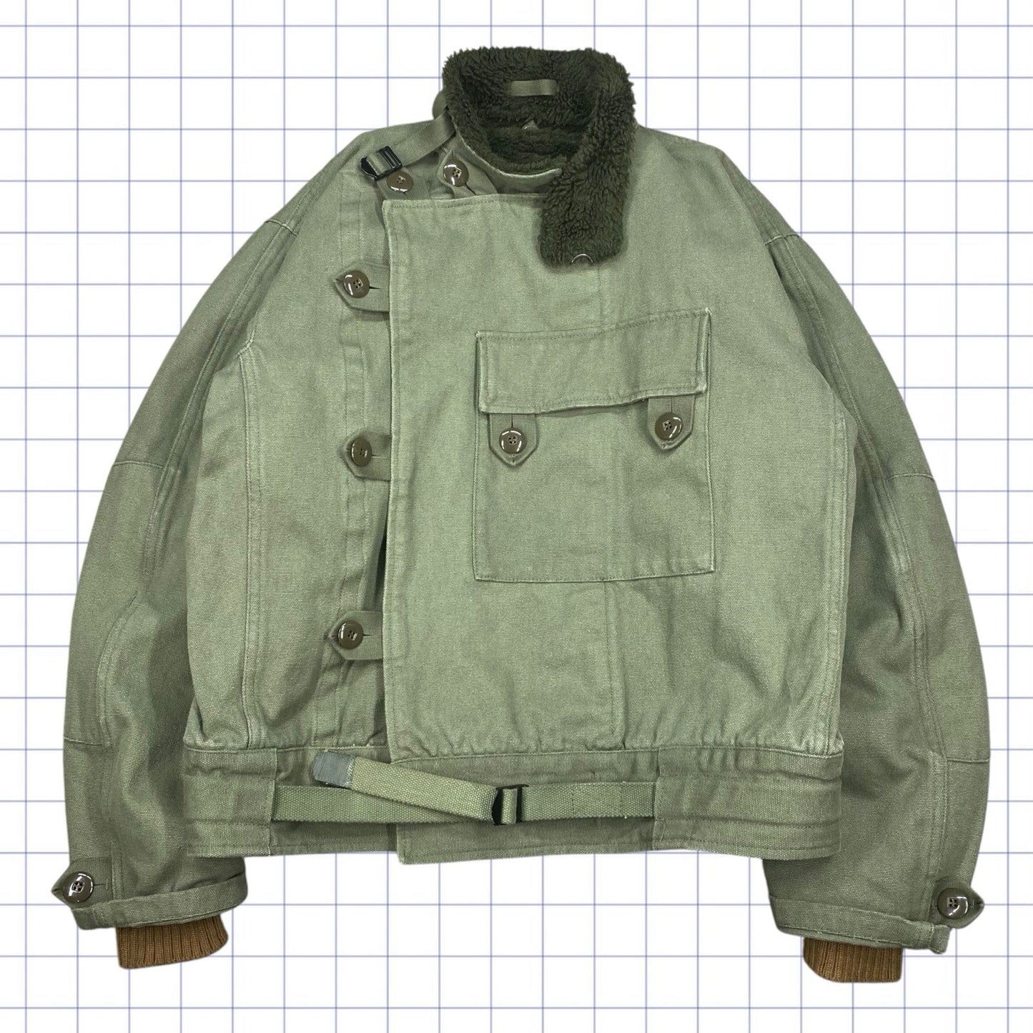 Vintage 1950s Swedish Motorcycle Jacket - M/L
