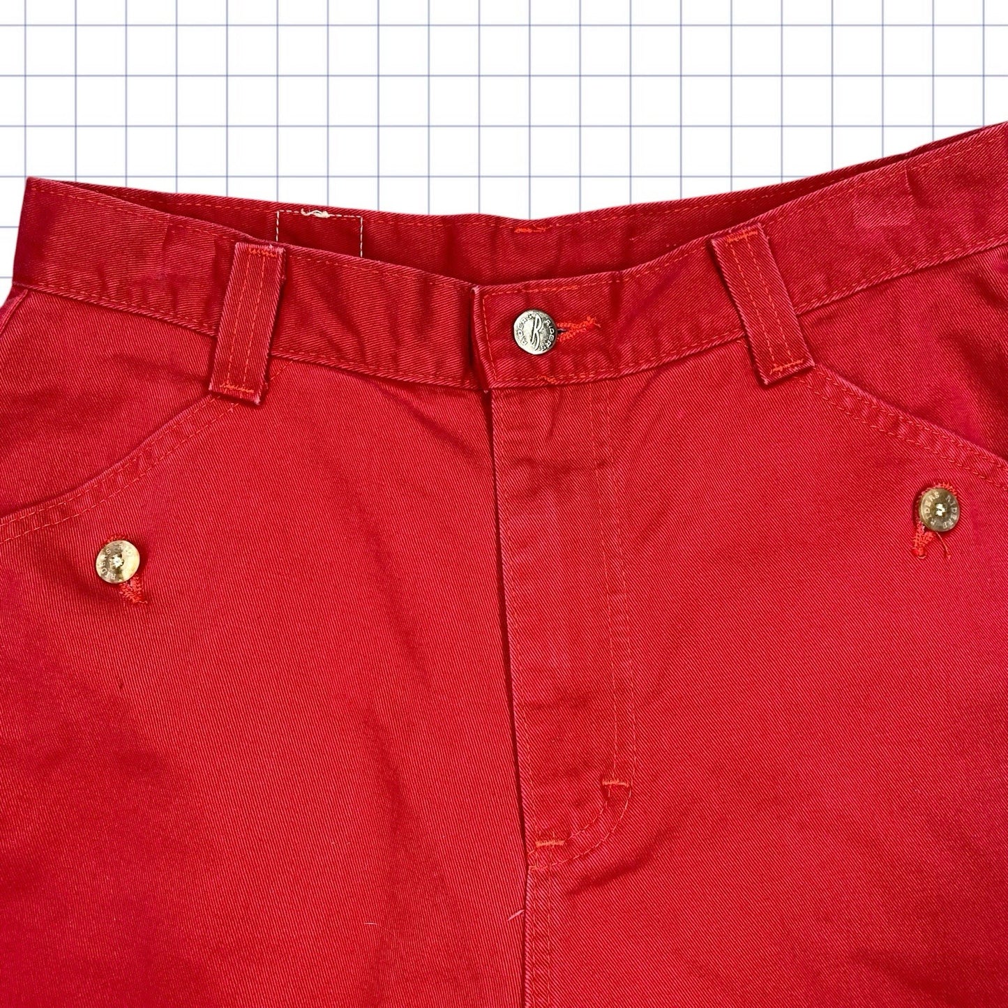 Vintage Button Pocket Shorts - 30W