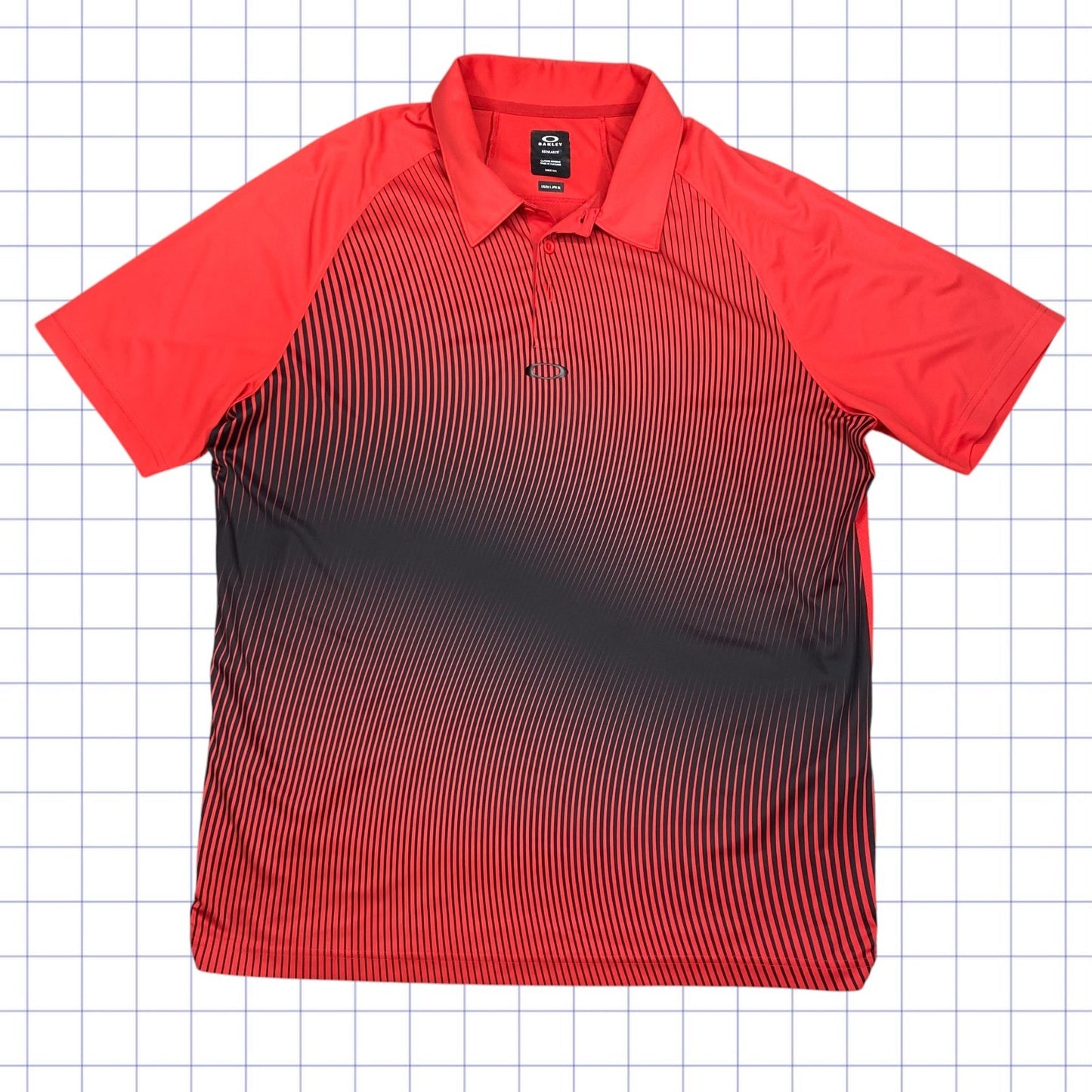 Oakley Patterned Golf Shirt - M/L