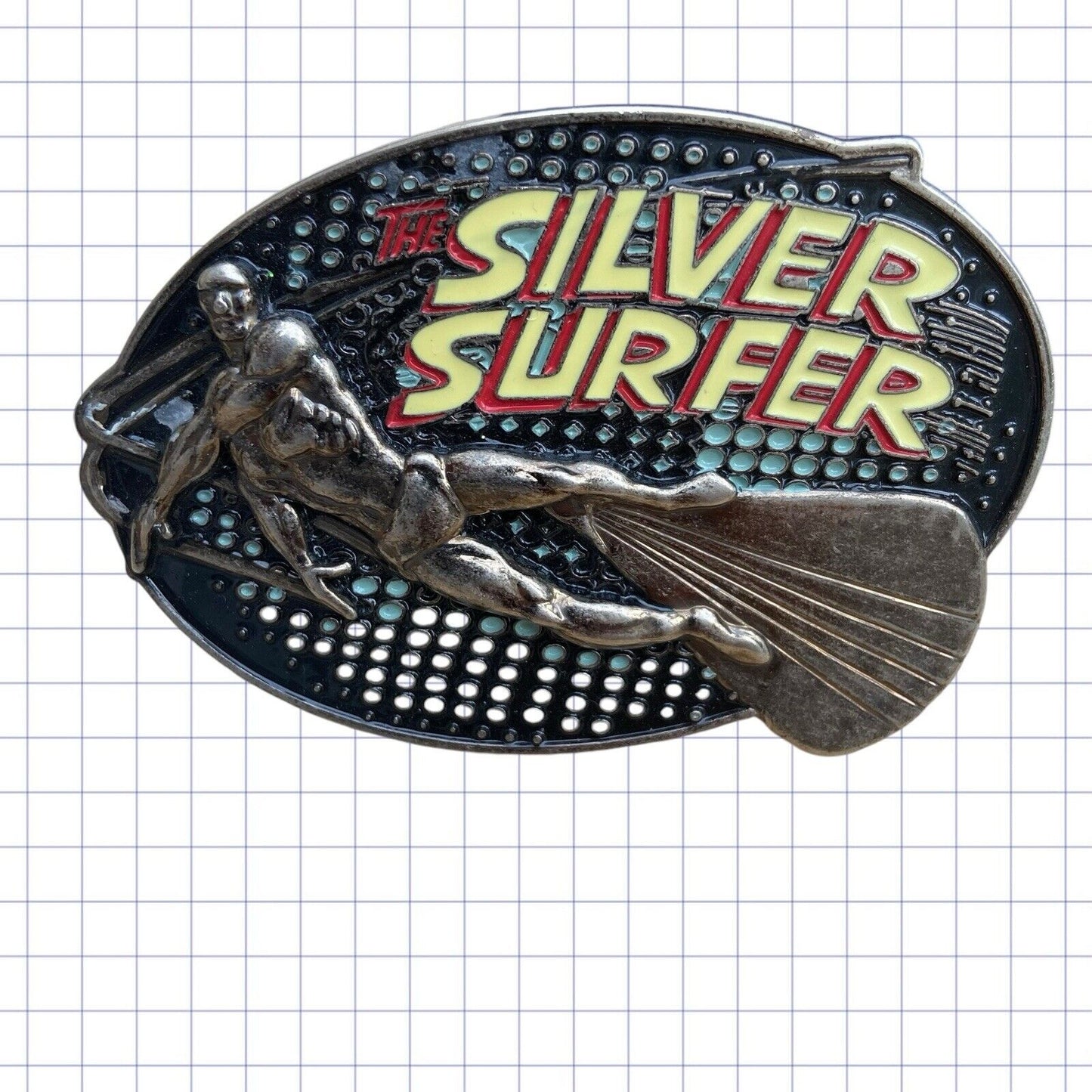 Y2K Silver Surfer Belt