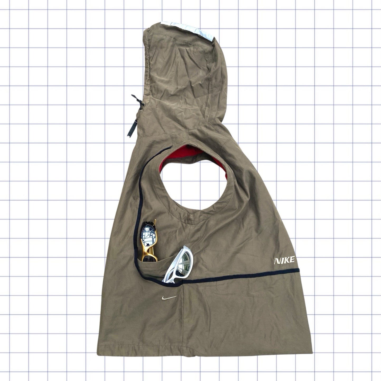Early 2000s Nike Hooded Gilet - S