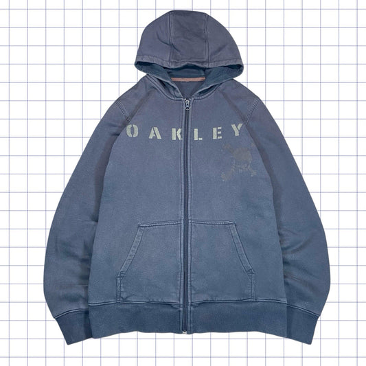 Vintage Oakley Skull Hoodie - S/M