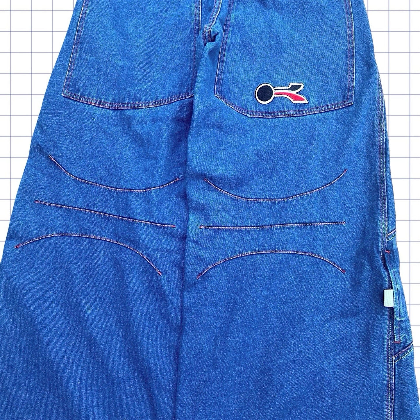 ヴィンテージ KikWear レイブ カーゴ ジーンズ - 30W