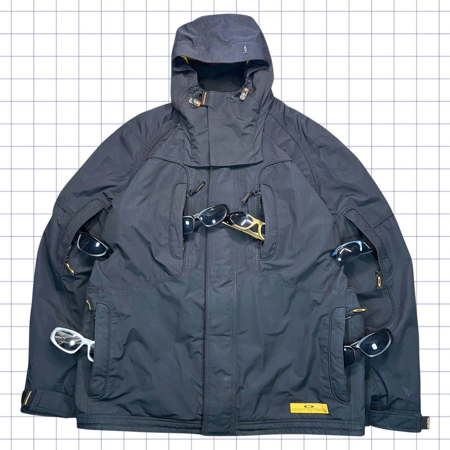 Vintage Oakley Software 2 In 1 Jacket - L