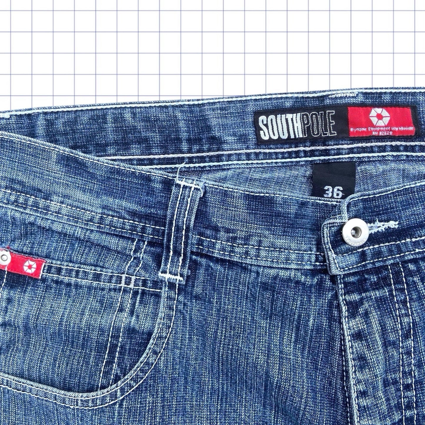 Vintage Southpole Red Tab Jorts - 36W
