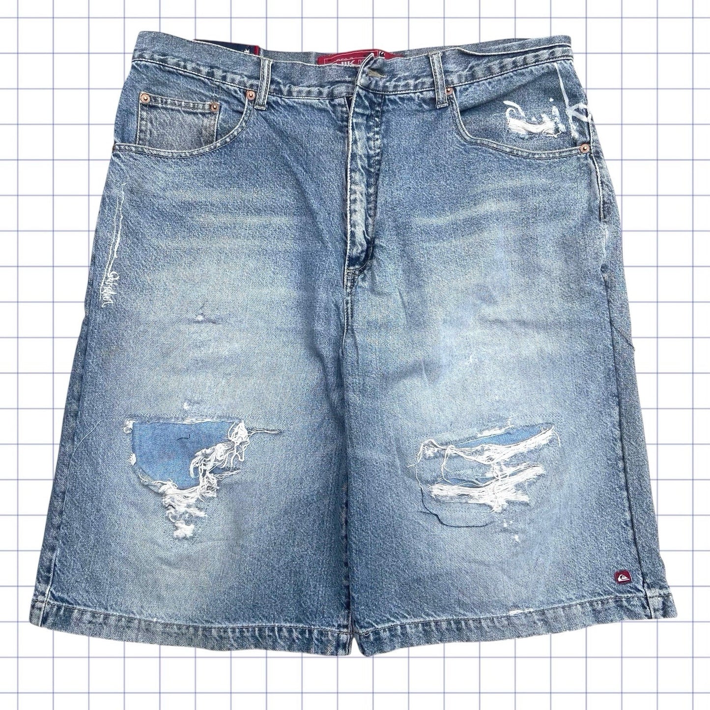Vintage Quiksilver Distressed Jorts - 36W