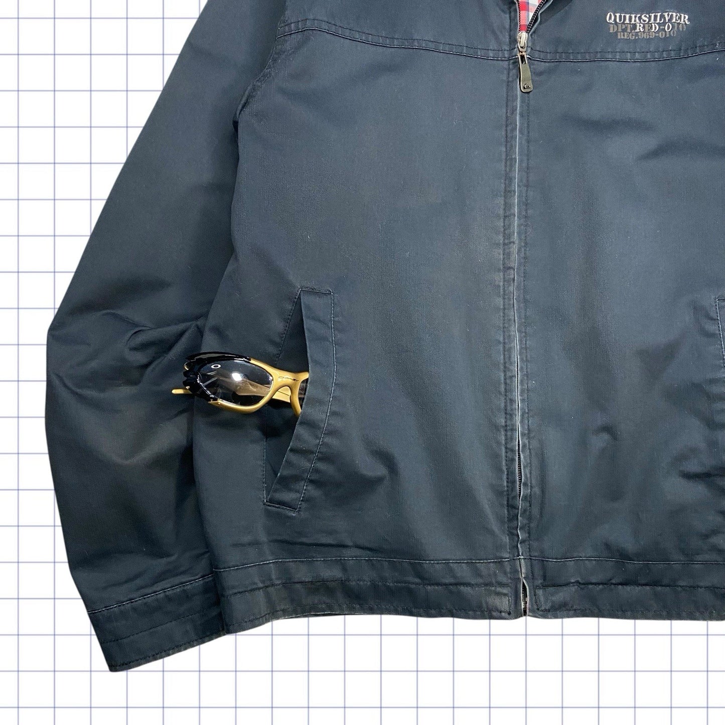 ヴィンテージ クイックシルバー ハリントンジャケット - S/M