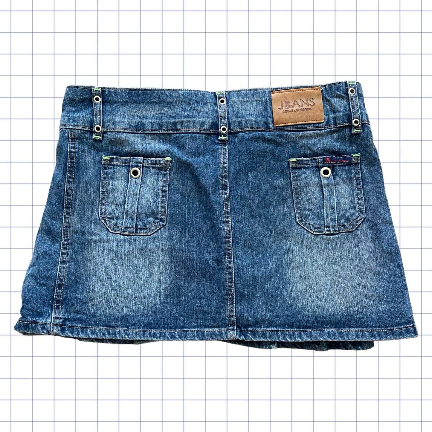 Dolce & Gabbana D&G Denim Mini Skirt - 32W