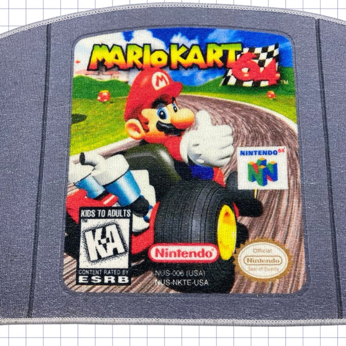 Mario Kart Cartridge Rug