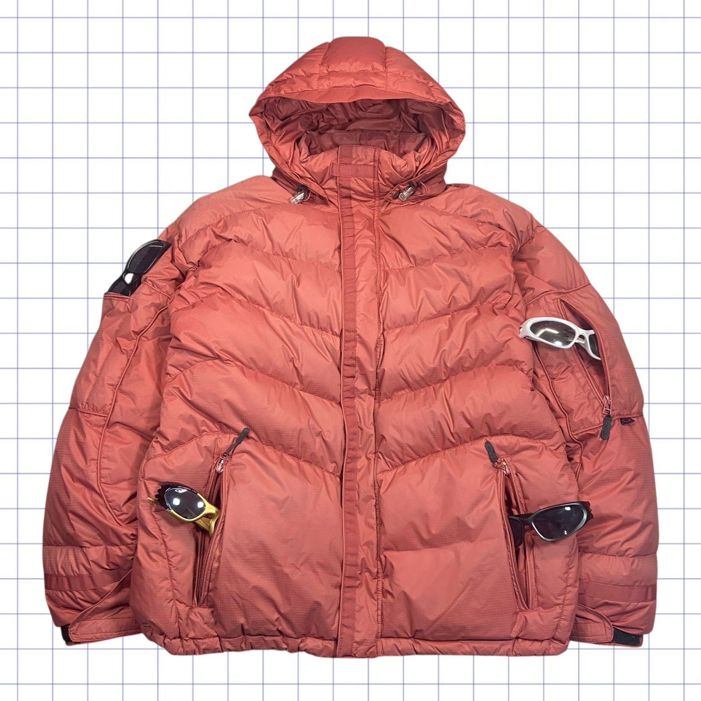 Early 00s Oakley Software Down Puffer Jacket - L