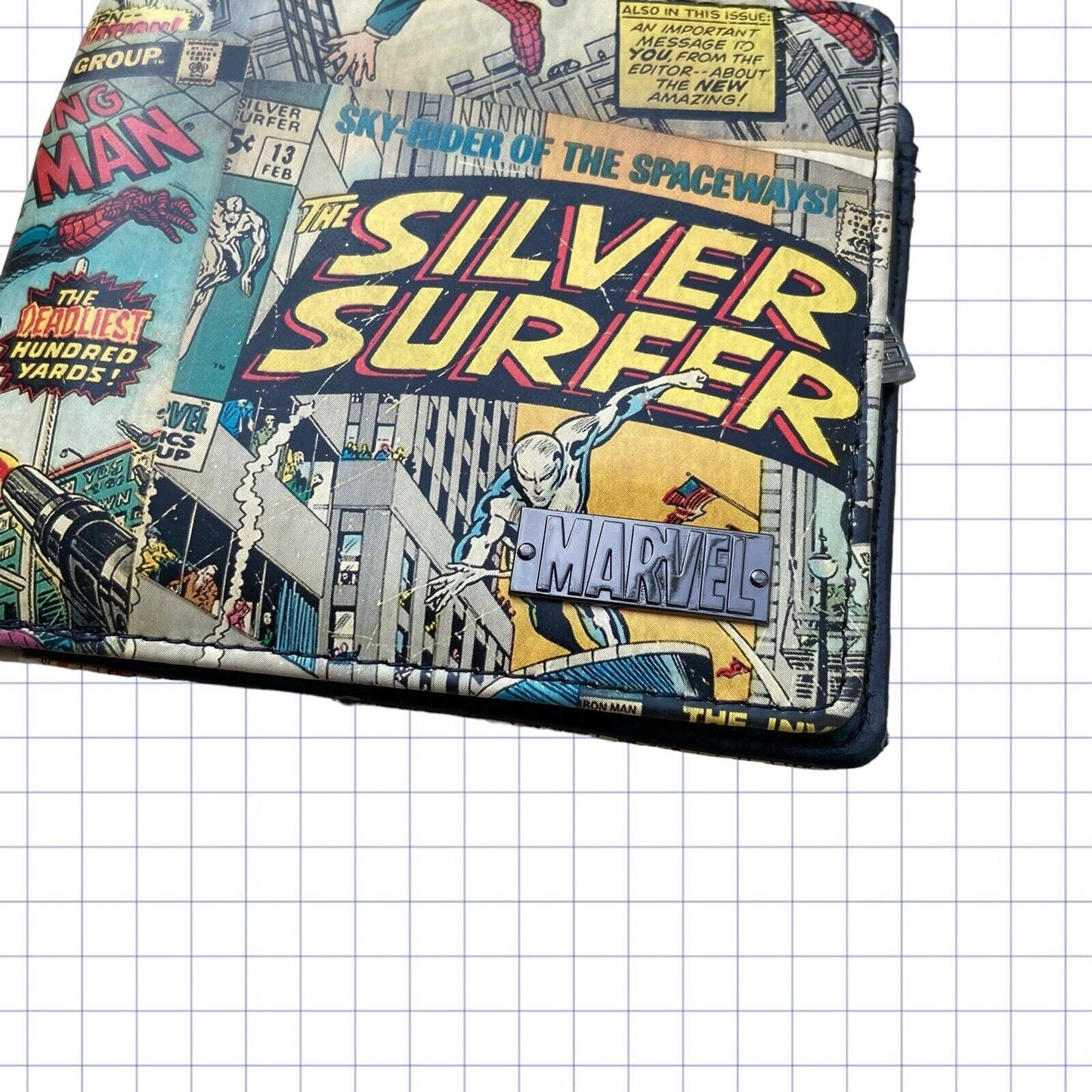 Vintage Marvel Silver Surfer, Spiderman & Xmen Wallet