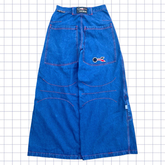 Vintage Kik Wear Rave Cargo Jeans - 30W