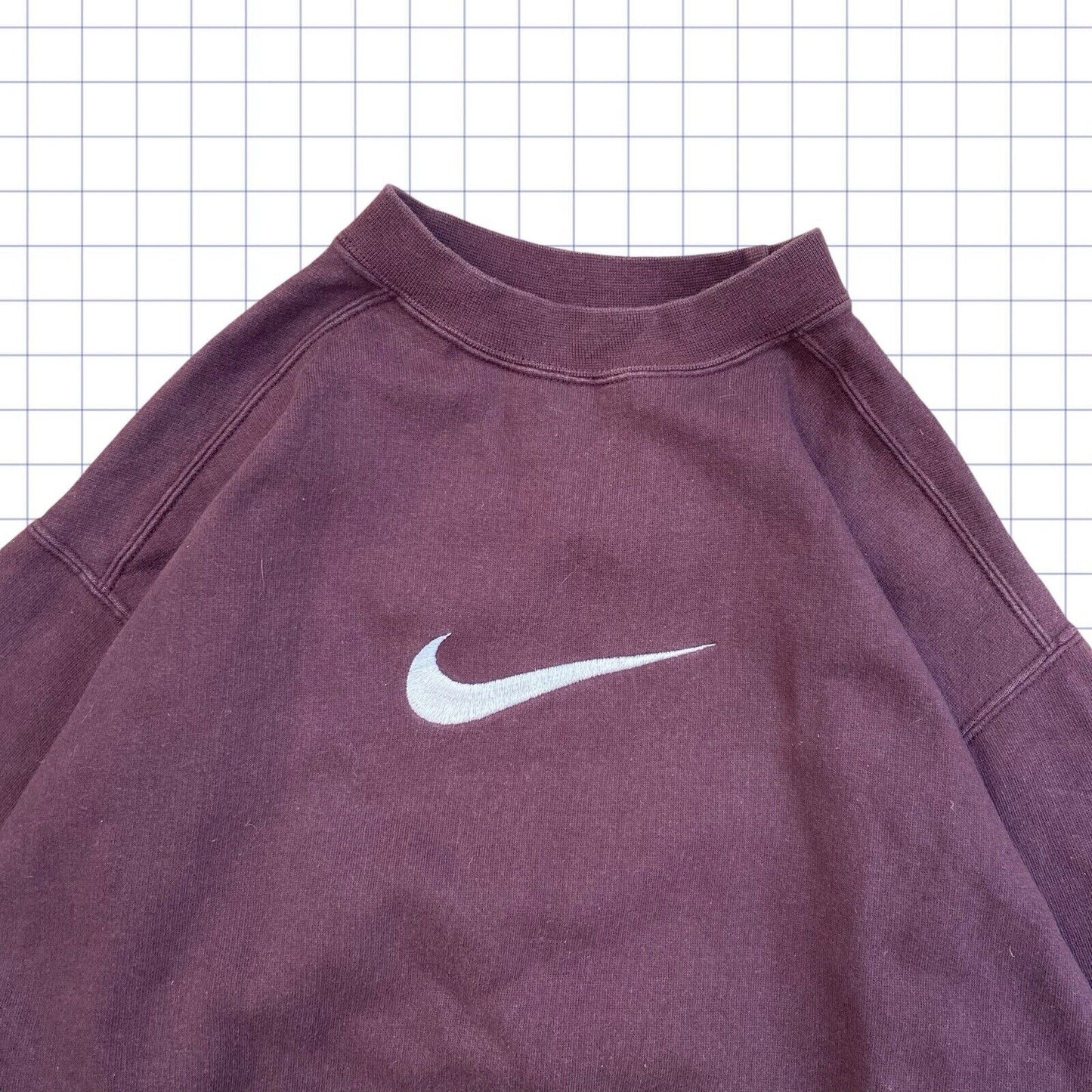 Vintage Nike 90s Centre Swoosh Jumper - S/M