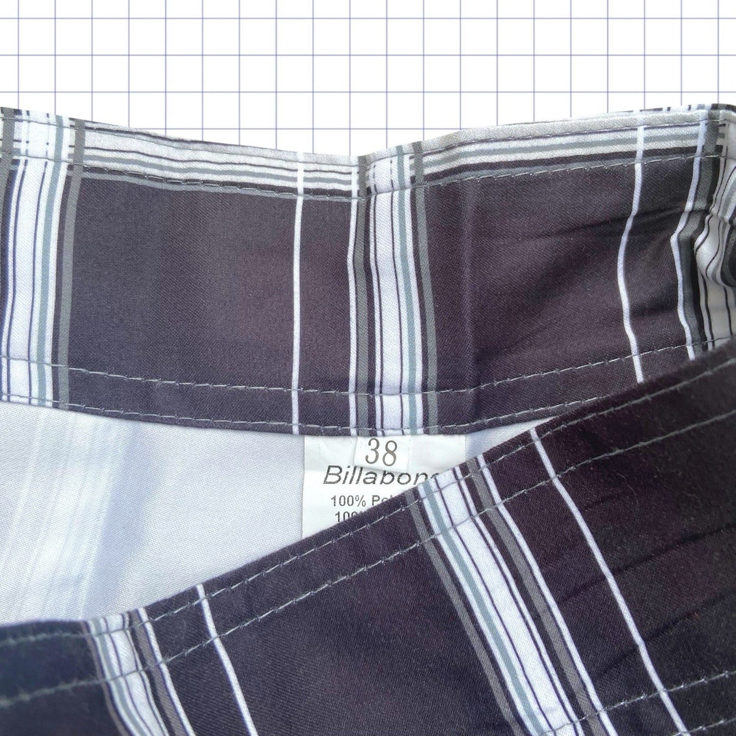 Deadstock Billabong Checkered Board Shorts - 38W