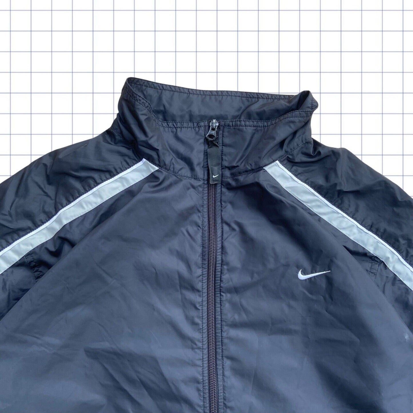 Early 2000’s Nike Stripe Track Top - M/L