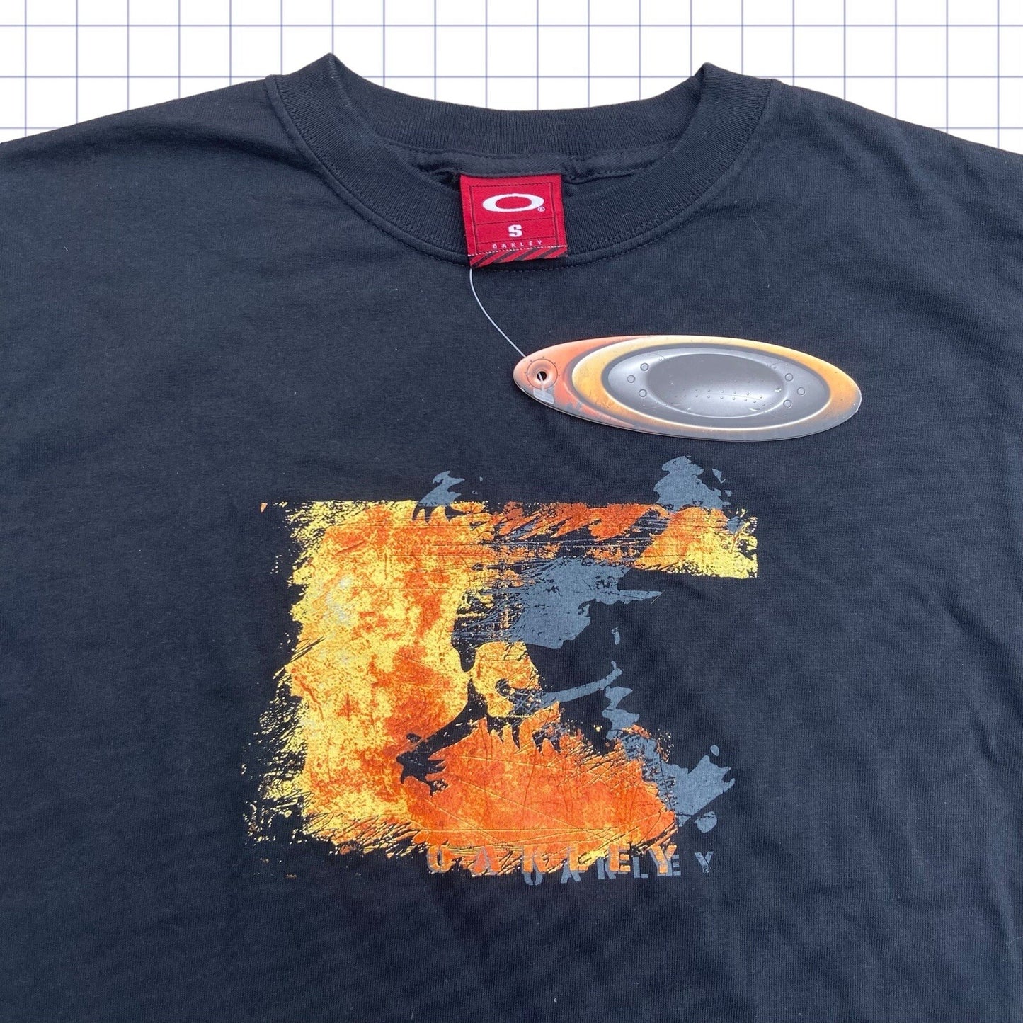 Vintage Oakley Software Skull Tshirt - S