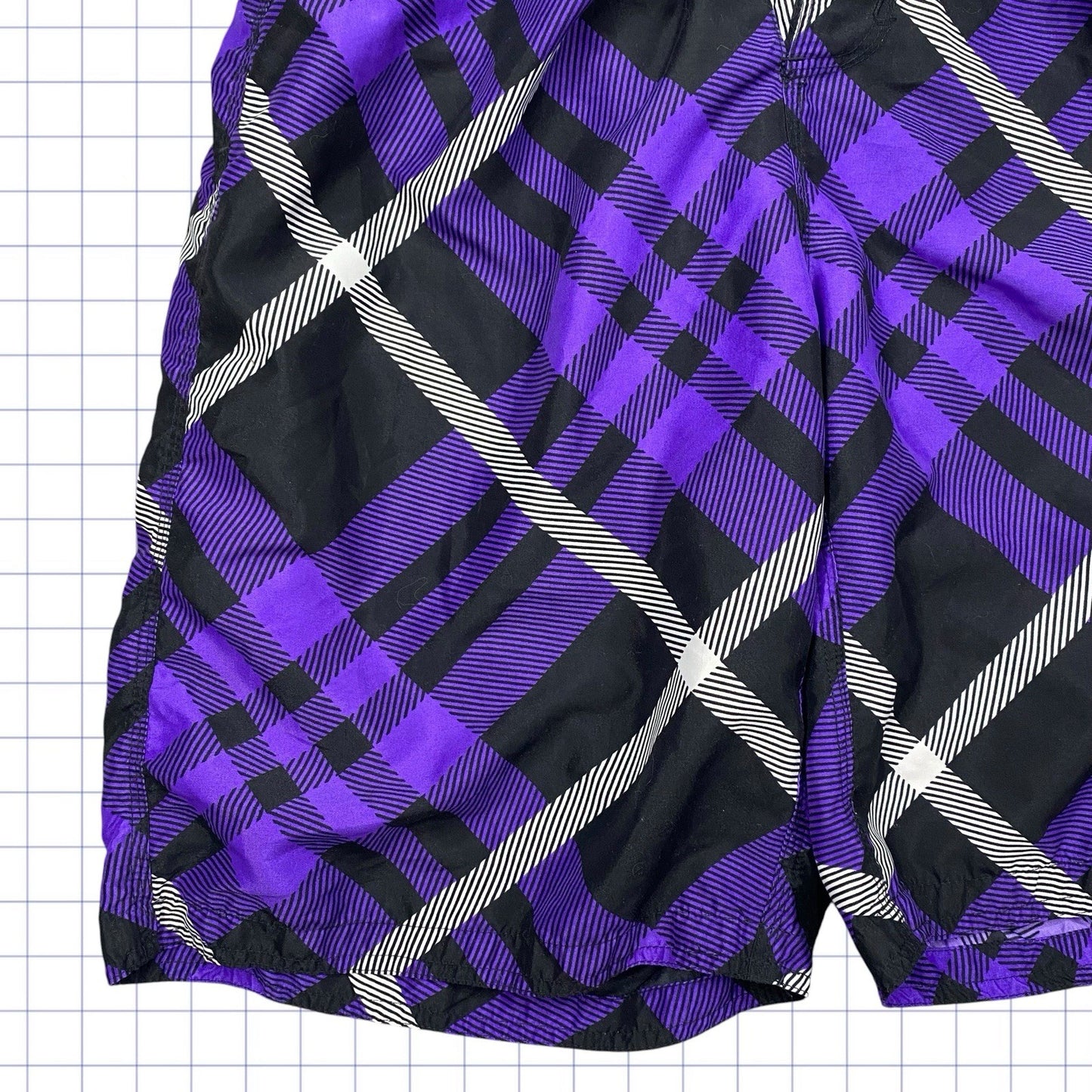 Ripcurl Style Gridded Board Shorts - 30-34W