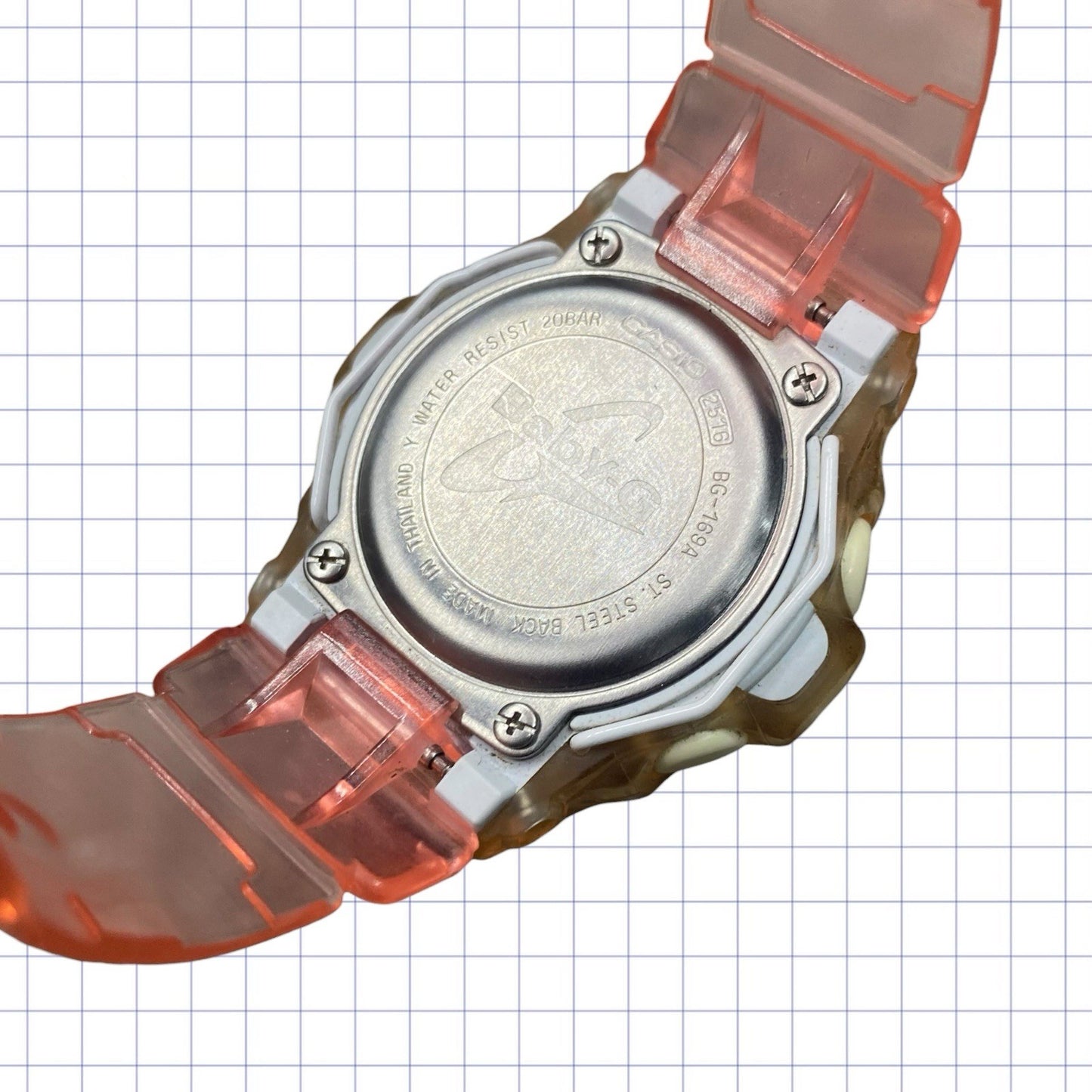 Boxed Casio baby G watch Translucent BG-169A