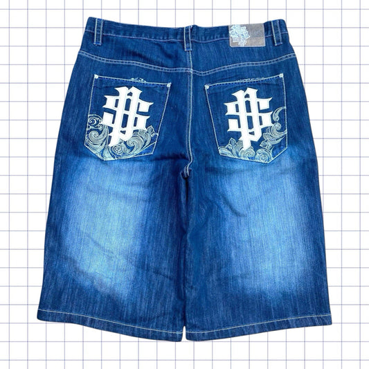 Vintage Southpole Back Pocket Graphic Jorts - 41W