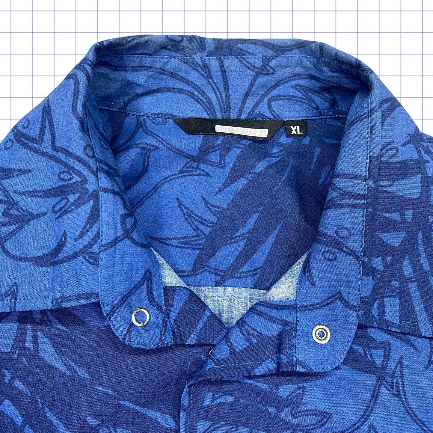 Y2K Quiksilver Hawaiian Shirt - XL