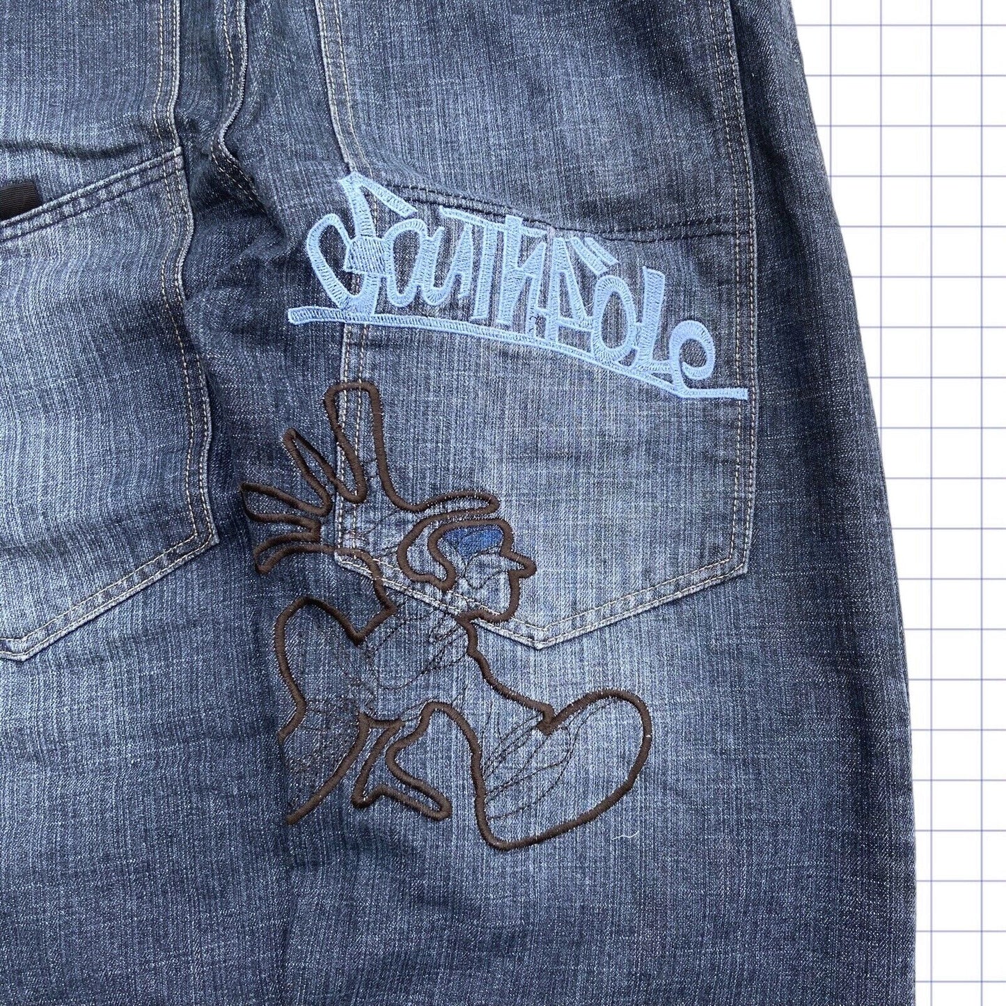 Vintage Rare Southpole Y2K Character Jeans - 31W 30L