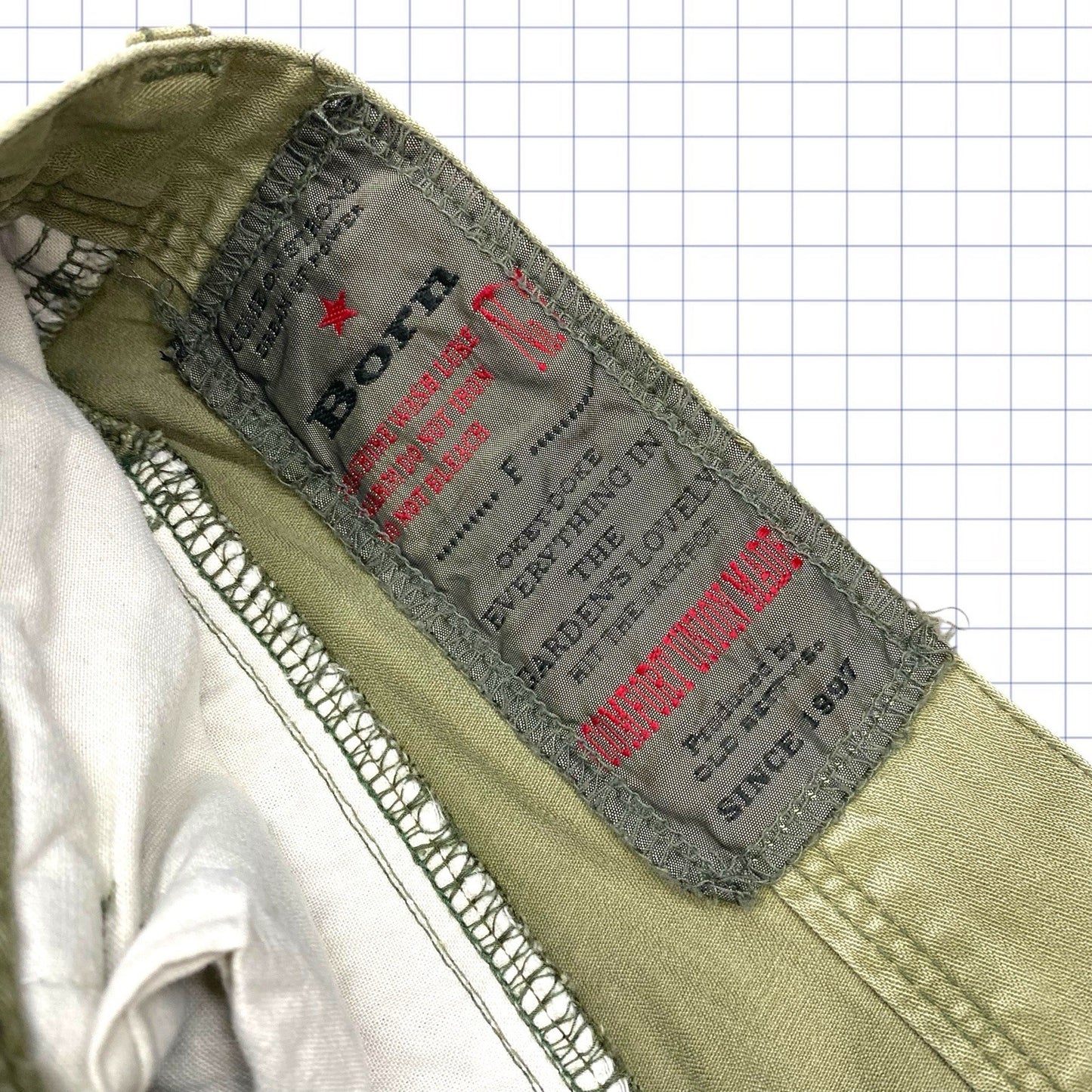 Y2K Military Style Skirt - 29W