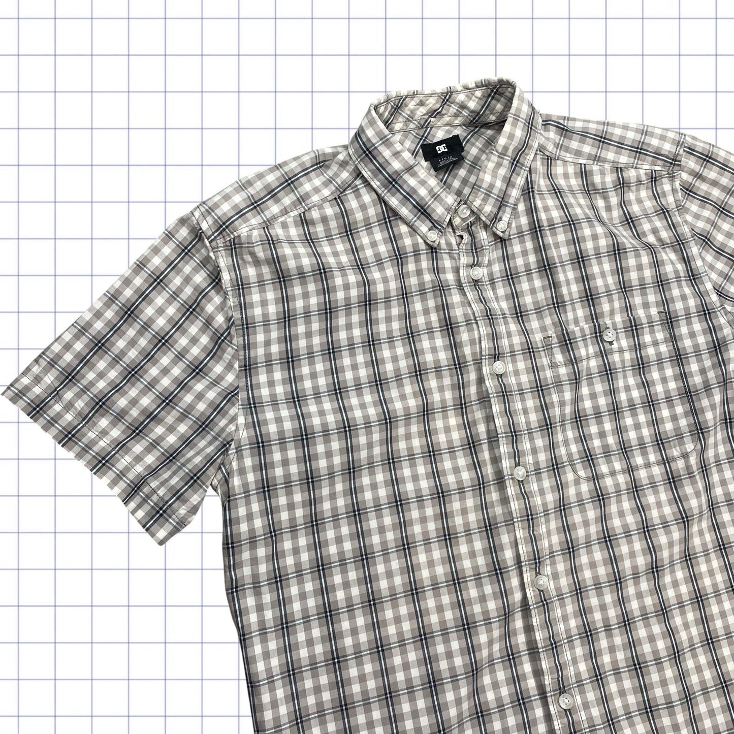 Y2K DC Checkered Tshirt  - S/M