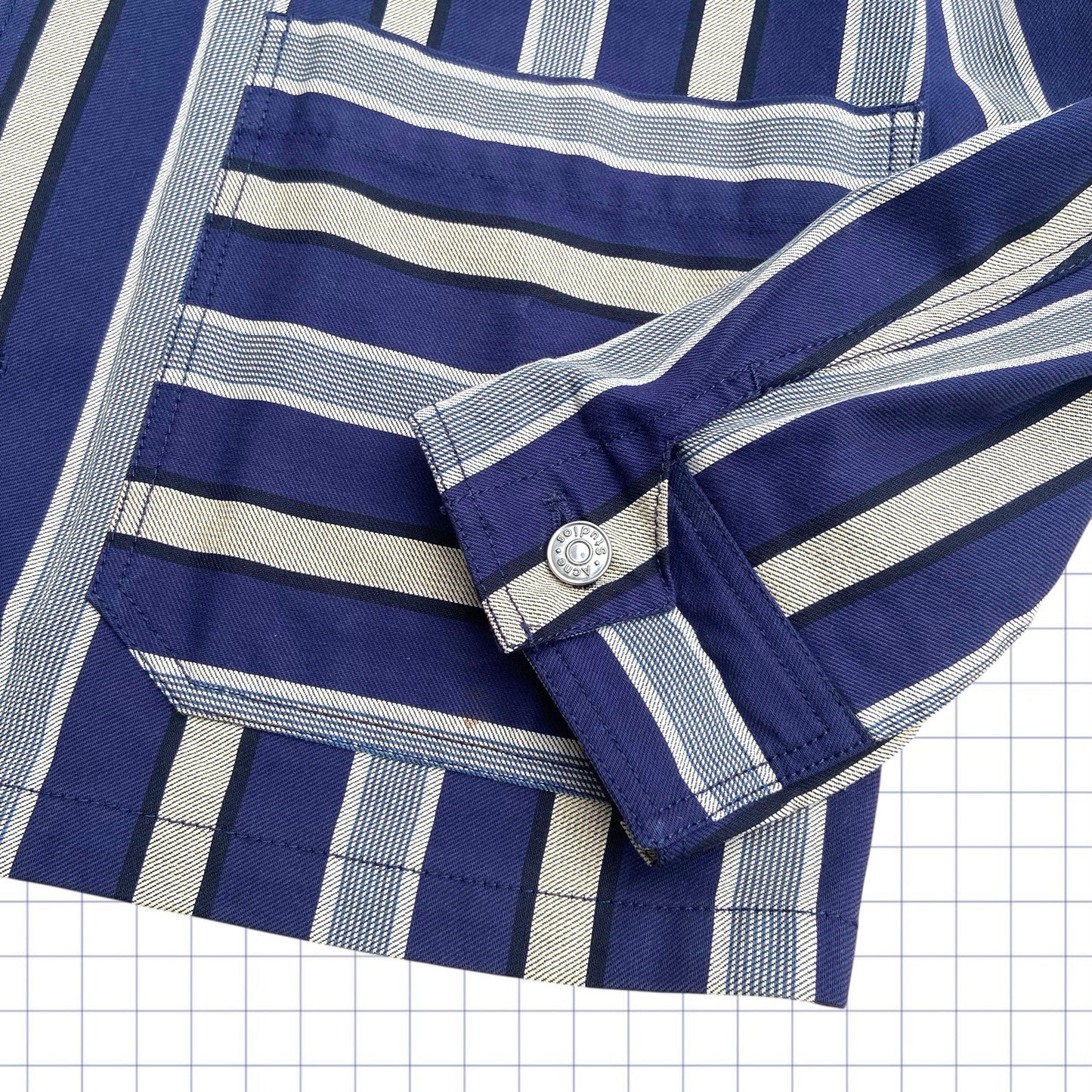 Acne Studios Stripe Moss Jacket - S