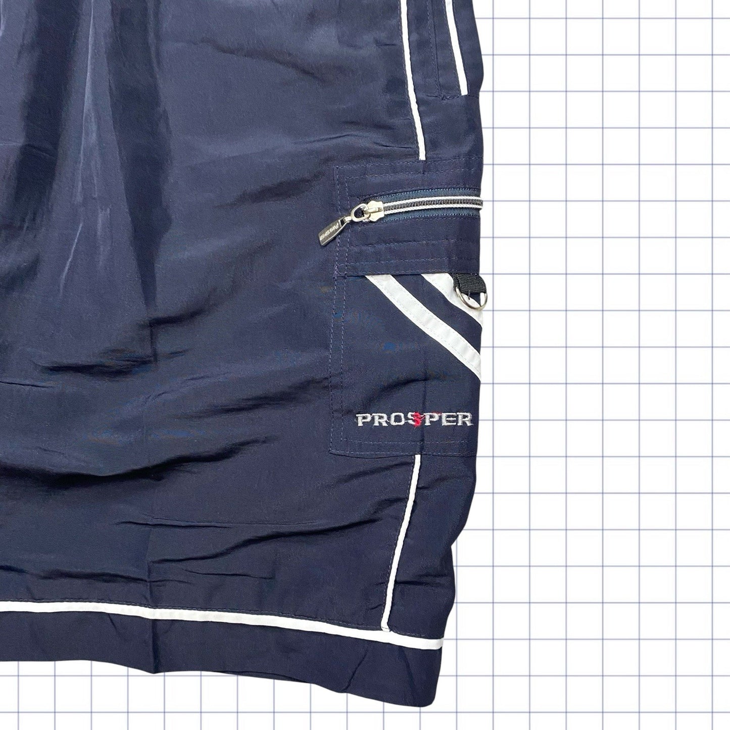 Vintage Prosper Side Piping Shorts - 29-33W