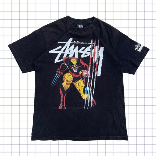 Vintage Stussy x Marvel Wolverine Tshirt - S/M