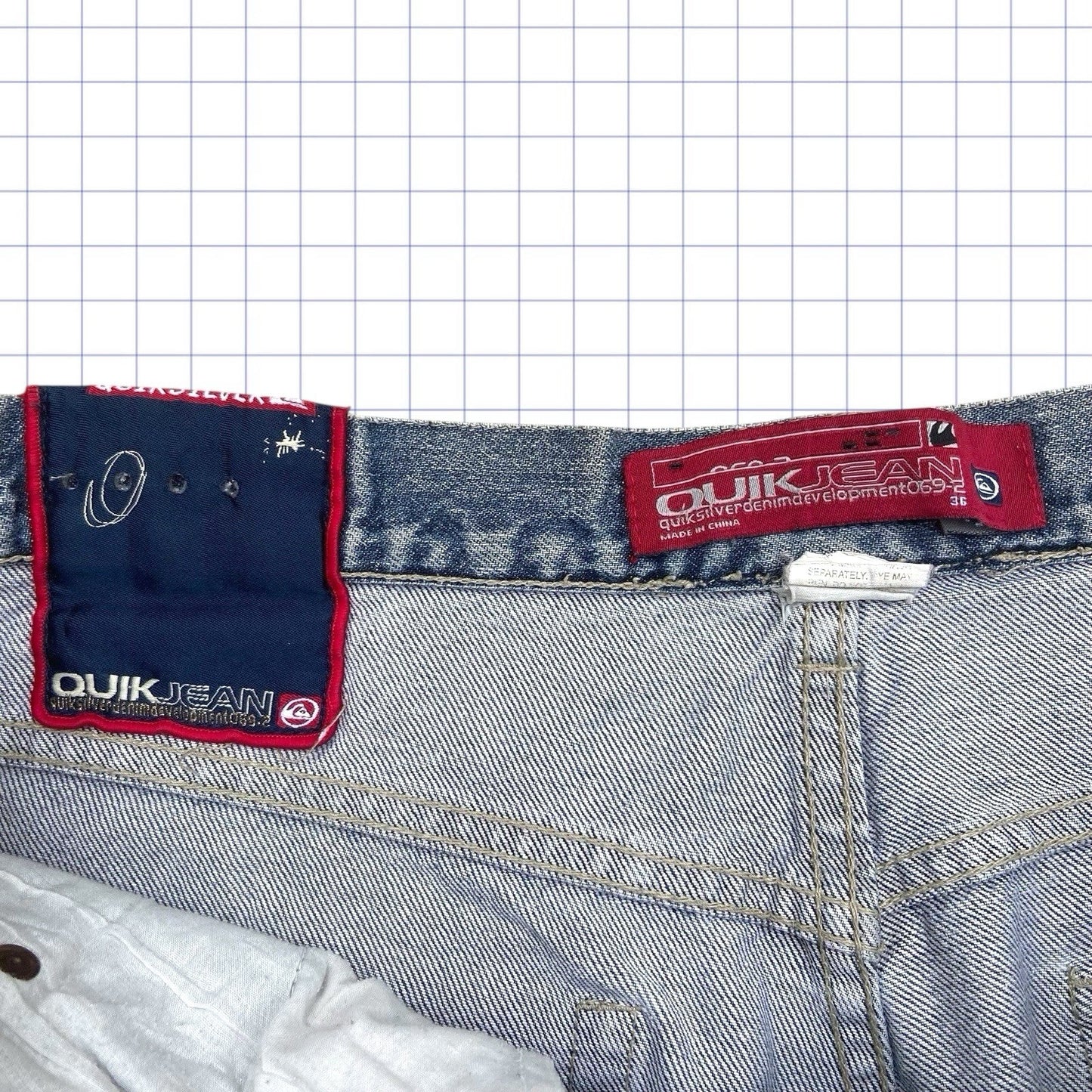 Vintage Quiksilver Distressed Jorts - 36W