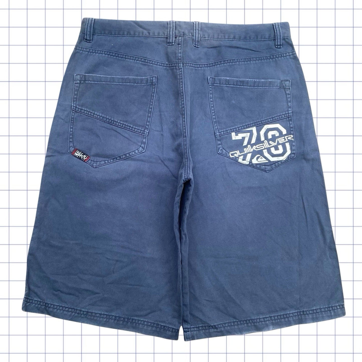 Vintage Quiksilver Spellout Jorts - 36W