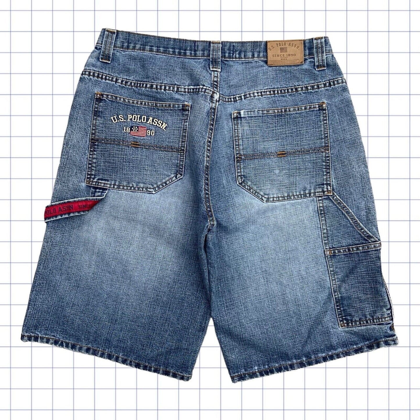 Vintage US Polo Assn Jorts - 34W