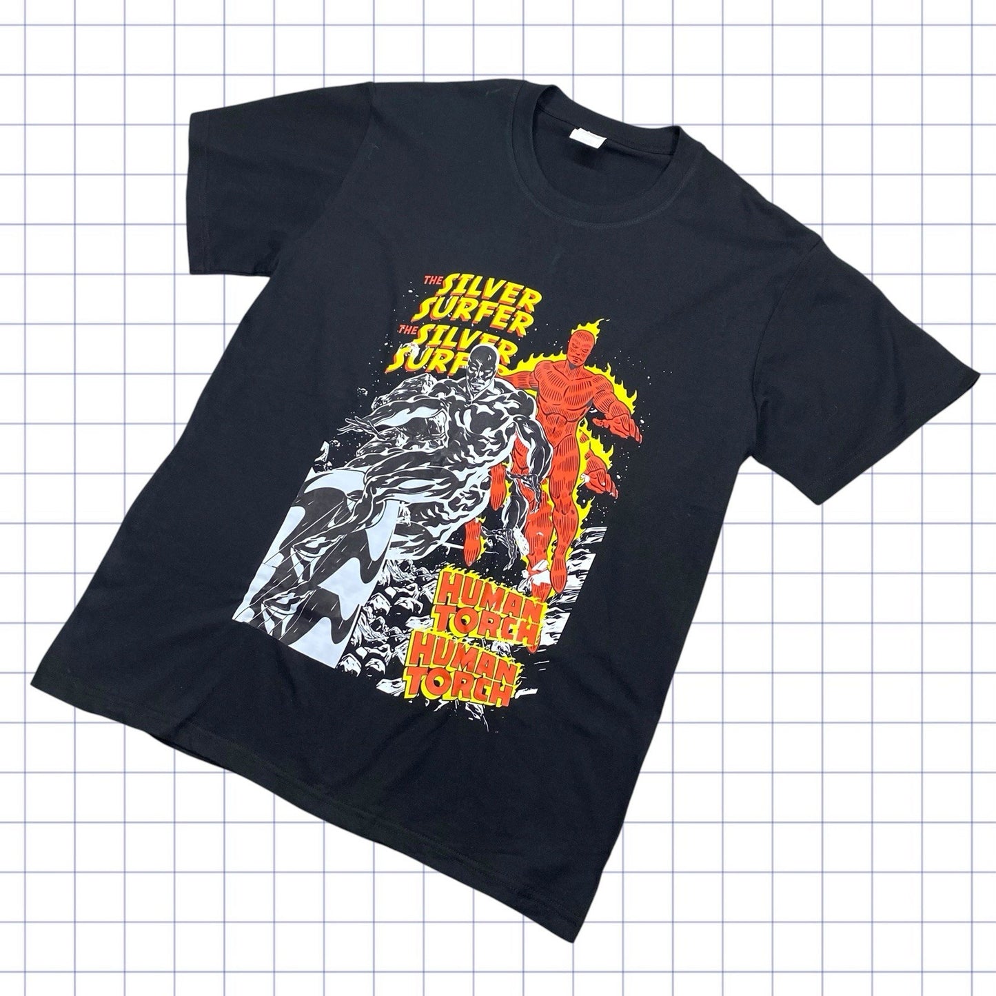 Marvel Human Torch & Silver surfer Tshirt - S/M