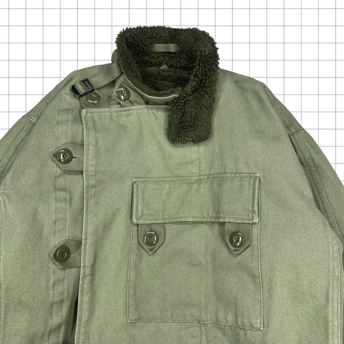 Vintage 1950s Swedish Motorcycle Jacket - M/L
