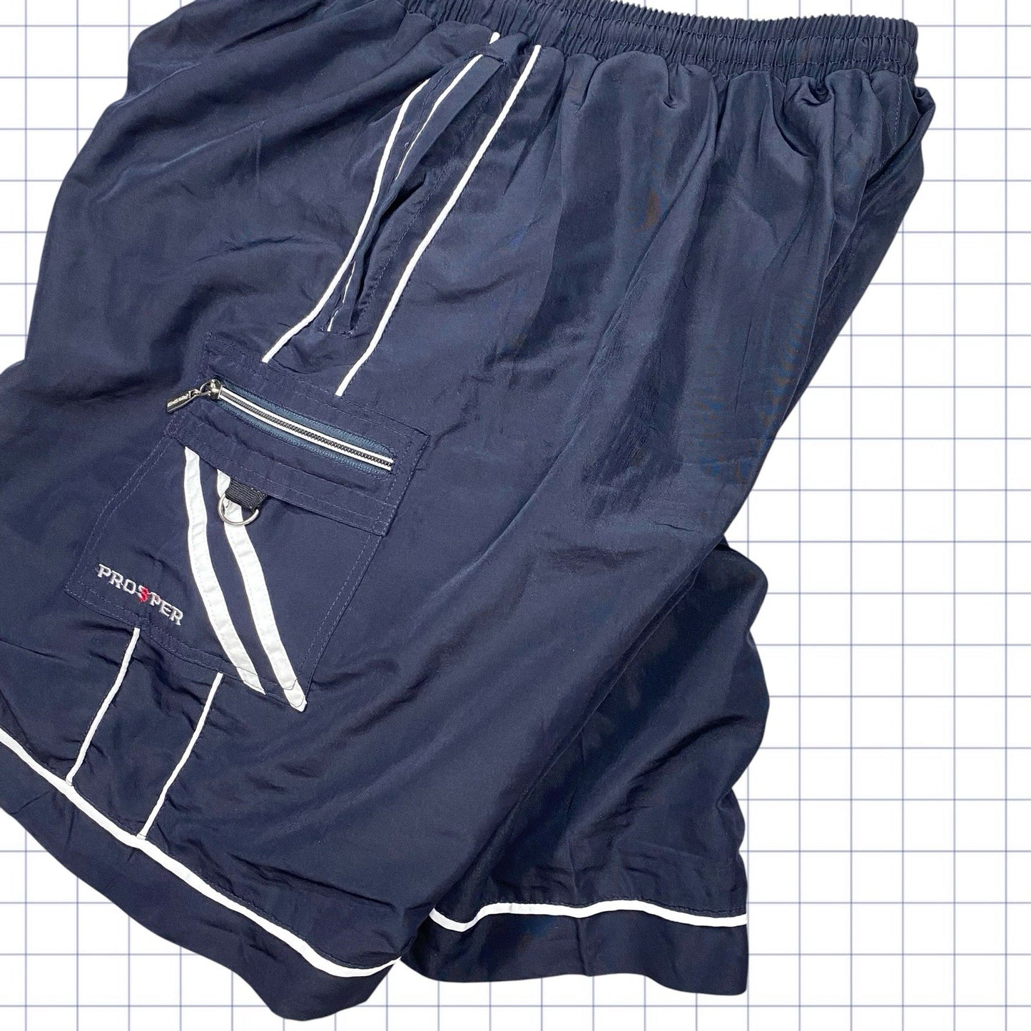 Vintage Prosper Side Piping Shorts - 29-33W