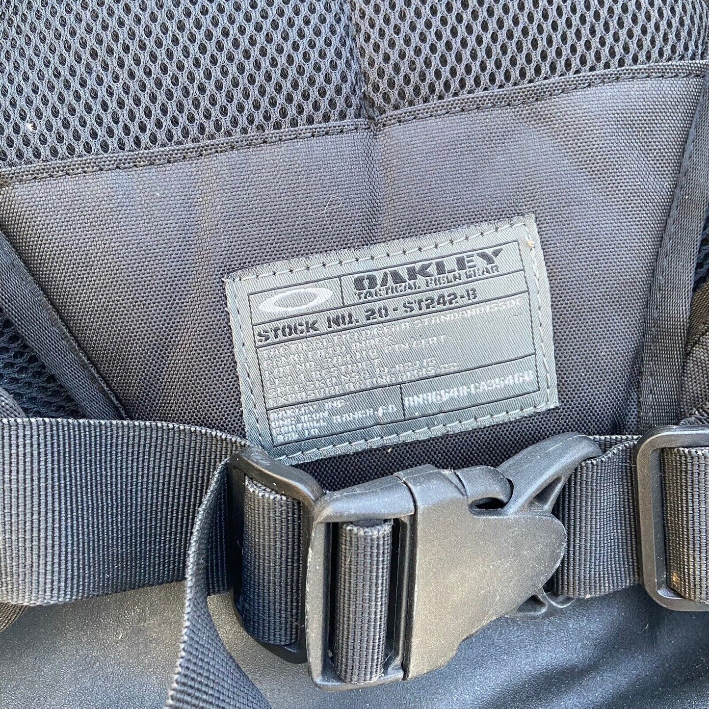Vintage Stealth Black Tactical Field Oakley Backpack