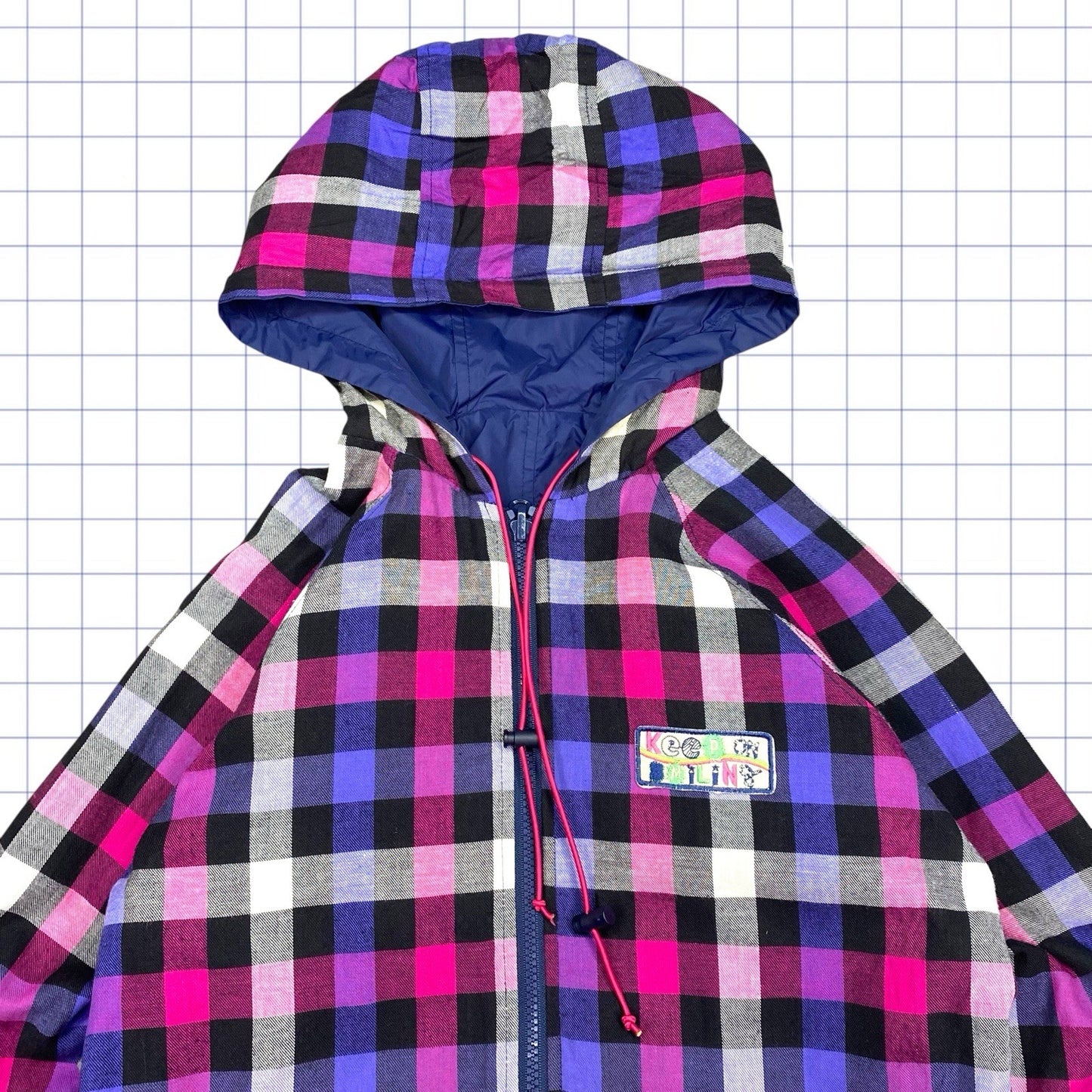 ヴィンテージ リバイバル チェック ジャケット - S