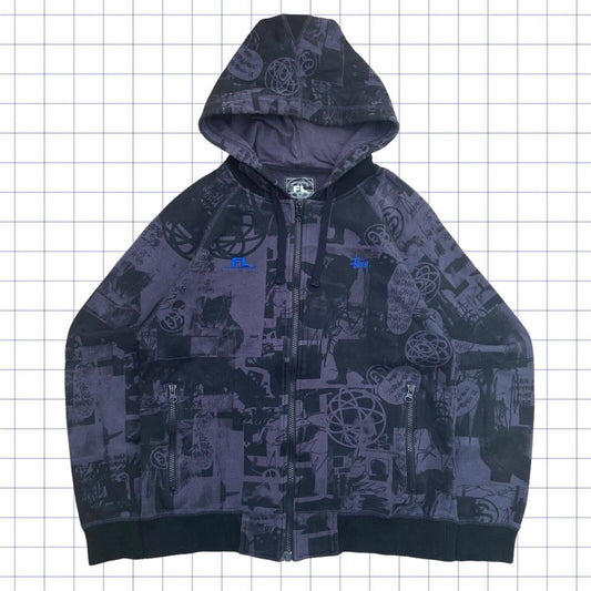 Stussy x Futura Zip Up Hoodie - XS/S