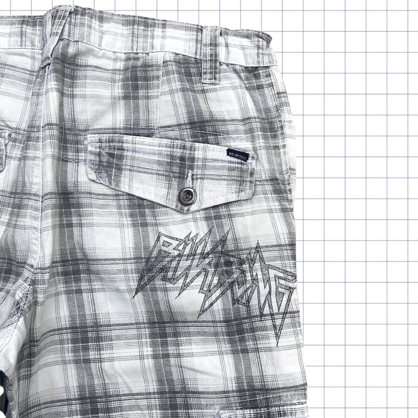 Vintage Billabong Plaid Shorts - 30W