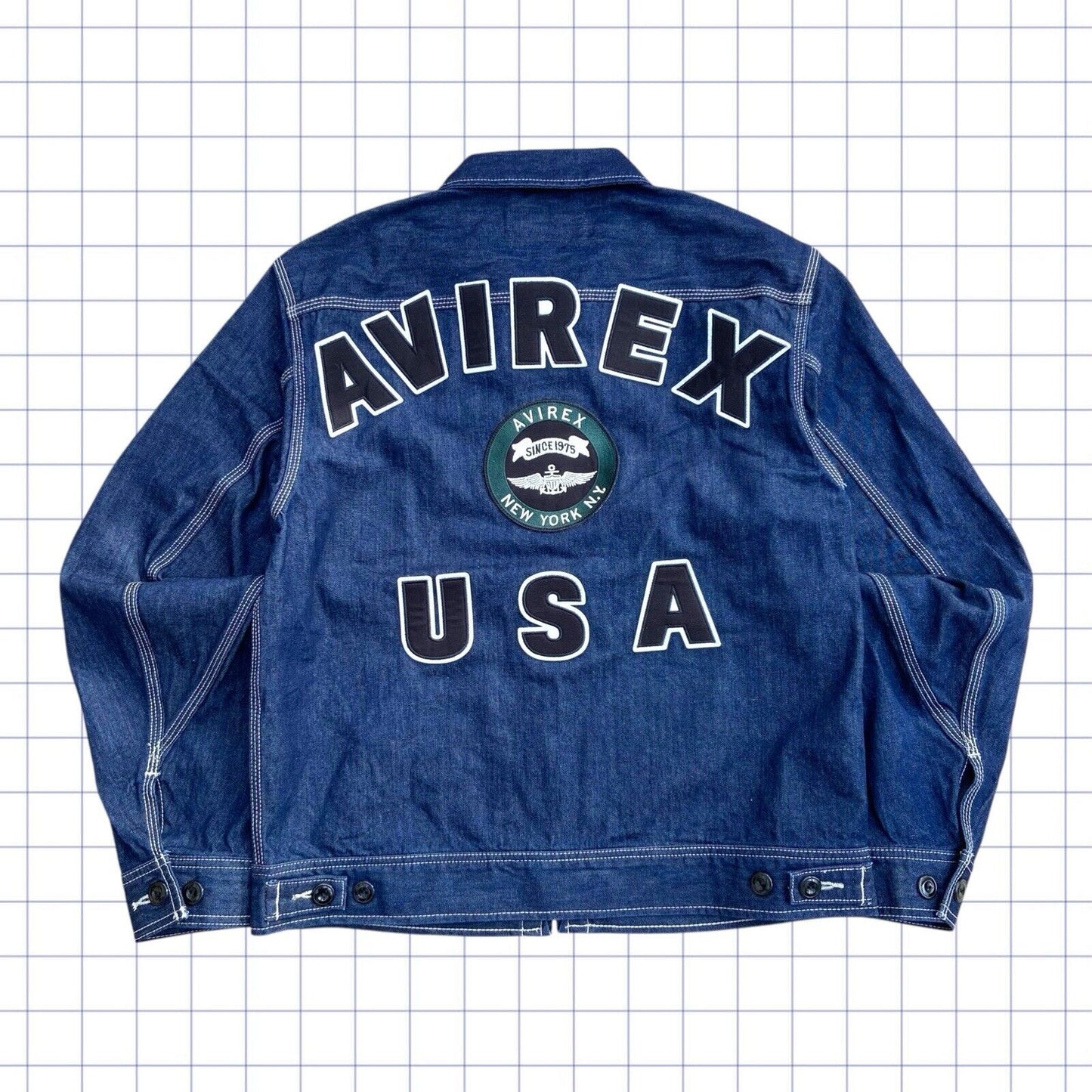 Vintage Avirex Deadstock Denim Jacket - M