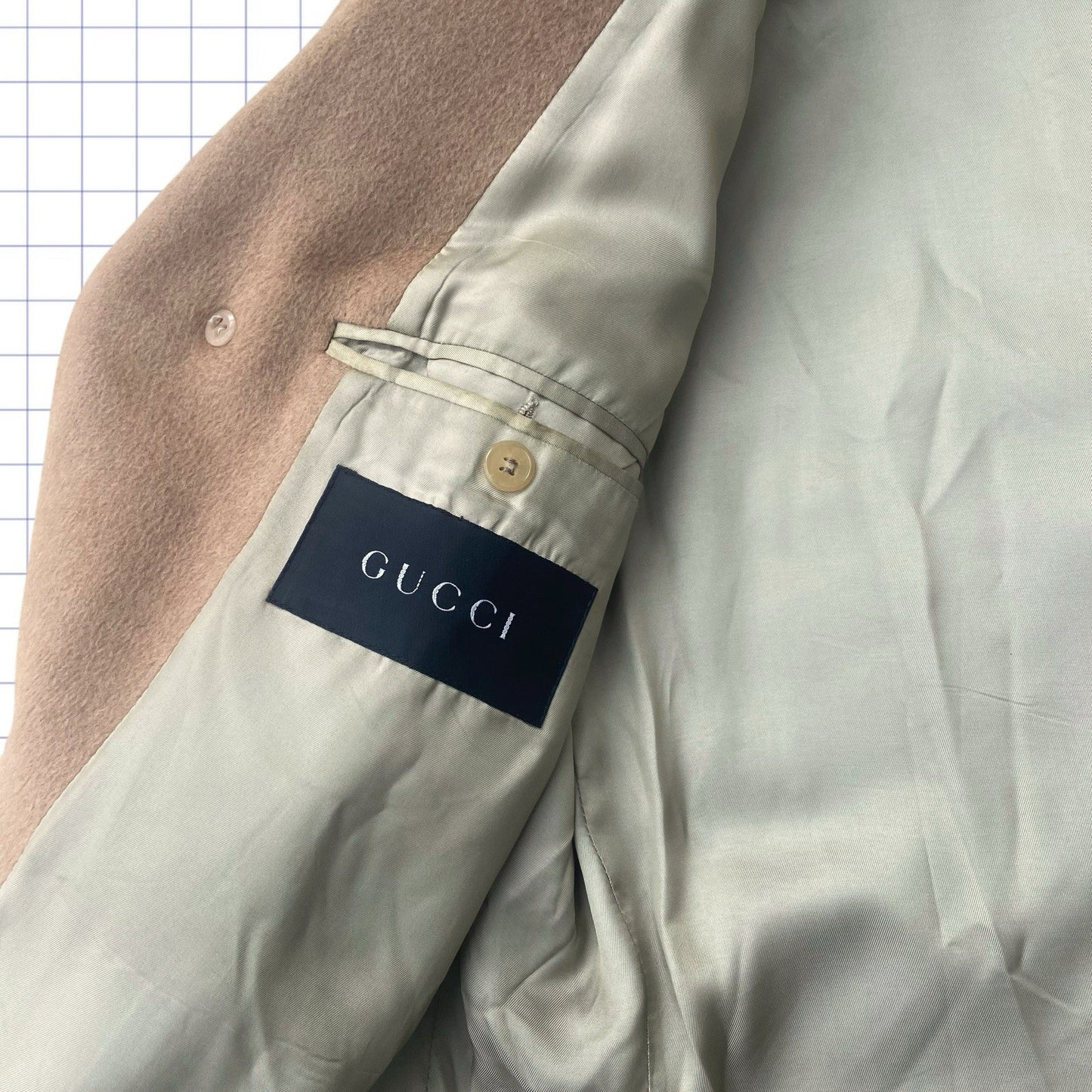 Gucci Camel Wool Coat - L/XL