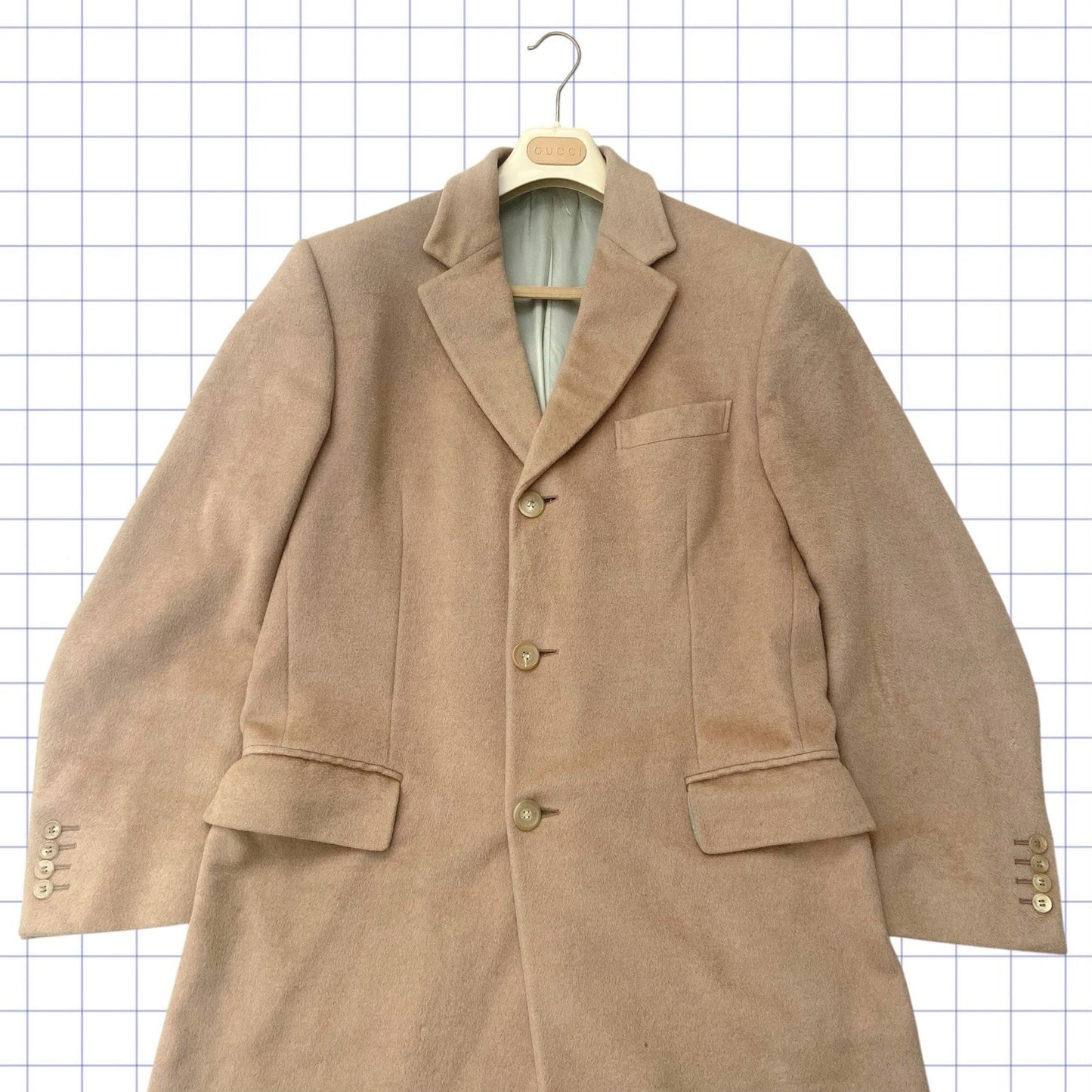 Gucci Camel Wool Coat - L/XL